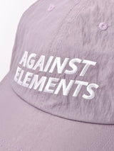 刺繍入り ポリキャップ「AGAINST ELEMENTS」