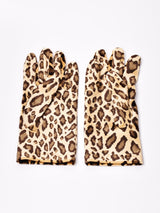 アニマル柄 ベルベット グローブ