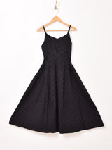 【3色展開】Emerald Motel カットワーク刺繍 タック入り キャミソールワンピース