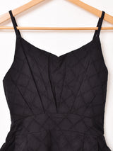 【3色展開】Emerald Motel カットワーク刺繍 タック入り キャミソールワンピース