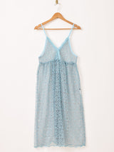 【2色展開】Meridian チュールレース キャミソールワンピース