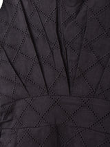 【3色展開】Emerald Motel カットワーク刺繍 タック入り キャミソールワンピース