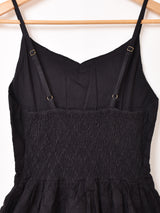 【3色展開】Emerald Motel カットワーク刺繍 タック入り キャミソールワンピース