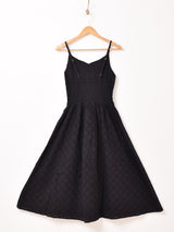 【3色展開】Emerald Motel カットワーク刺繍 タック入り キャミソールワンピース