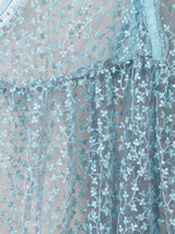 【2色展開】Meridian チュールレース キャミソールワンピース