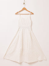 【3色展開】Emerald Motel カットワーク刺繍 タック入り キャミソールワンピース