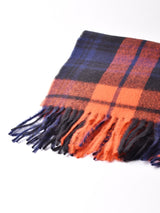 【4色展開】大判 オーバーチェック柄 ストール