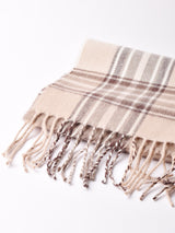 【5色展開】チェック柄 マフラー