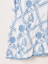 【2色展開】Elcamino フラワー刺繍 長袖シャツ