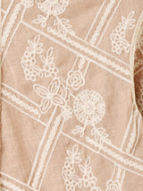 【2色展開】Elcamino フラワー刺繍 長袖シャツ