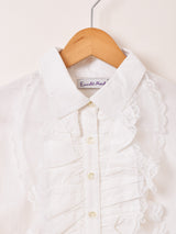 Emerald Motel レース フリル 長袖ブラウス