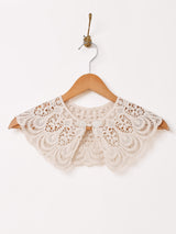 チャイナボタン クロシェレース 付け襟