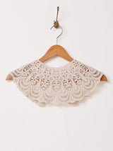 チャイナボタン クロシェレース 付け襟