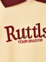 【2色展開】 襟付き ロゴ刺繍 スウェットシャツ「Ruttlss」