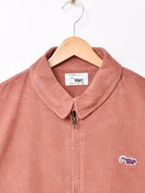 【3色展開】Backers ワンポイント スカンク コーデュロイジャケット