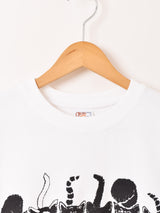 【2色展開】 ネコ プリント スウェットシャツ