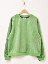 【5色展開】Backers ストライプ ベロア トップス