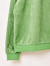 【5色展開】Backers ストライプ ベロア トップス