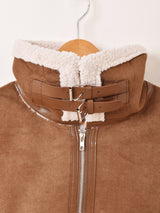 Elcamino ミリタリータイプ フェイクムートンベスト