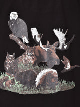 Meridian アニマル プリントTシャツ