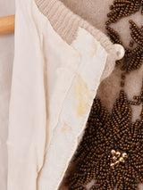 50's〜60's ビーズ刺繍 カーディガン