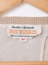 50's〜60's ビーズ刺繍 カーディガン