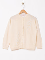 50's〜60's ビーズ刺繍 カーディガン