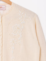 50's〜60's ビーズ刺繍 カーディガン