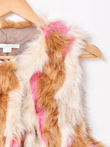 デザイン フェイクファーベスト