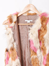 デザイン フェイクファーベスト