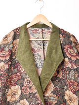 ゴブラン織り ドルマンスリーブ ロングコート