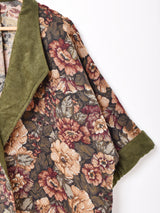 ゴブラン織り ドルマンスリーブ ロングコート