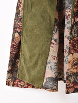 ゴブラン織り ドルマンスリーブ ロングコート