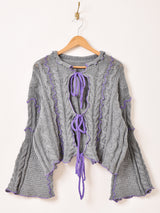 【3色展開】Meridian フレアスリーブ メロウ カーディガン