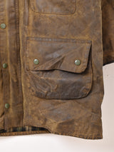 70's~80's Barbour 1Warrant ”Solway Zipper” Waxed Jacket