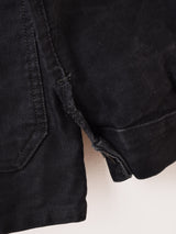 30's〜40's "TRIM" Black Moleskin Work Jacket