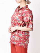 reyn spoonerフィッシュパターン総柄 ハワイアンシャツ