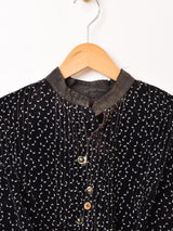 アンティーク ベロア ヴィクトリアンブラウス