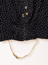 アンティーク ベロア ヴィクトリアンブラウス