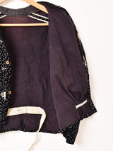 アンティーク ベロア ヴィクトリアンブラウス