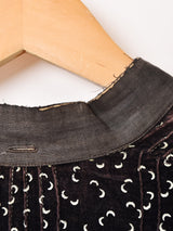 アンティーク ベロア ヴィクトリアンブラウス