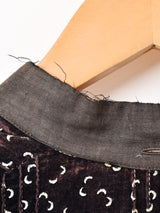 アンティーク ベロア ヴィクトリアンブラウス