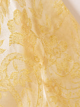 ゴールド刺繍 ライトコート