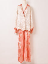 オリエンタル 織柄 2ピースセット