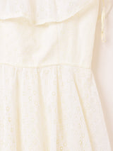 80's アメリカ製 オフショルダー レース ドレス