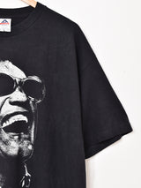 Ray Charles ビックフェイス プリントTシャツ