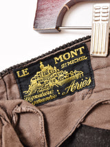 40's "Le Mont St Michel" Corduroy Pants