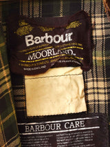 イギリス製 80's〜90's Barbour "MOORLAND" Waxed Jacket
