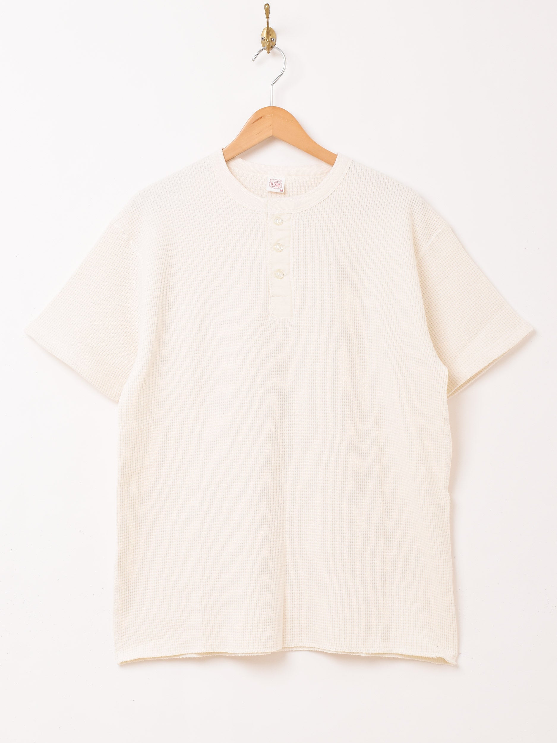 2色展開】Backers 半袖 ヘンリーネック サーマル – 古着屋Top of the