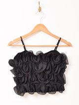 【3色展開】Meridian フリル レース ビスチェ